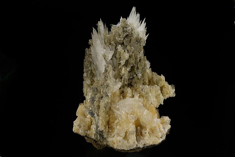 COLEMANITE on CALCITE